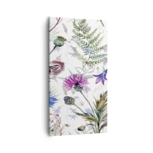 Schilderen op canvas - Pools herbarium - 55x100 cm