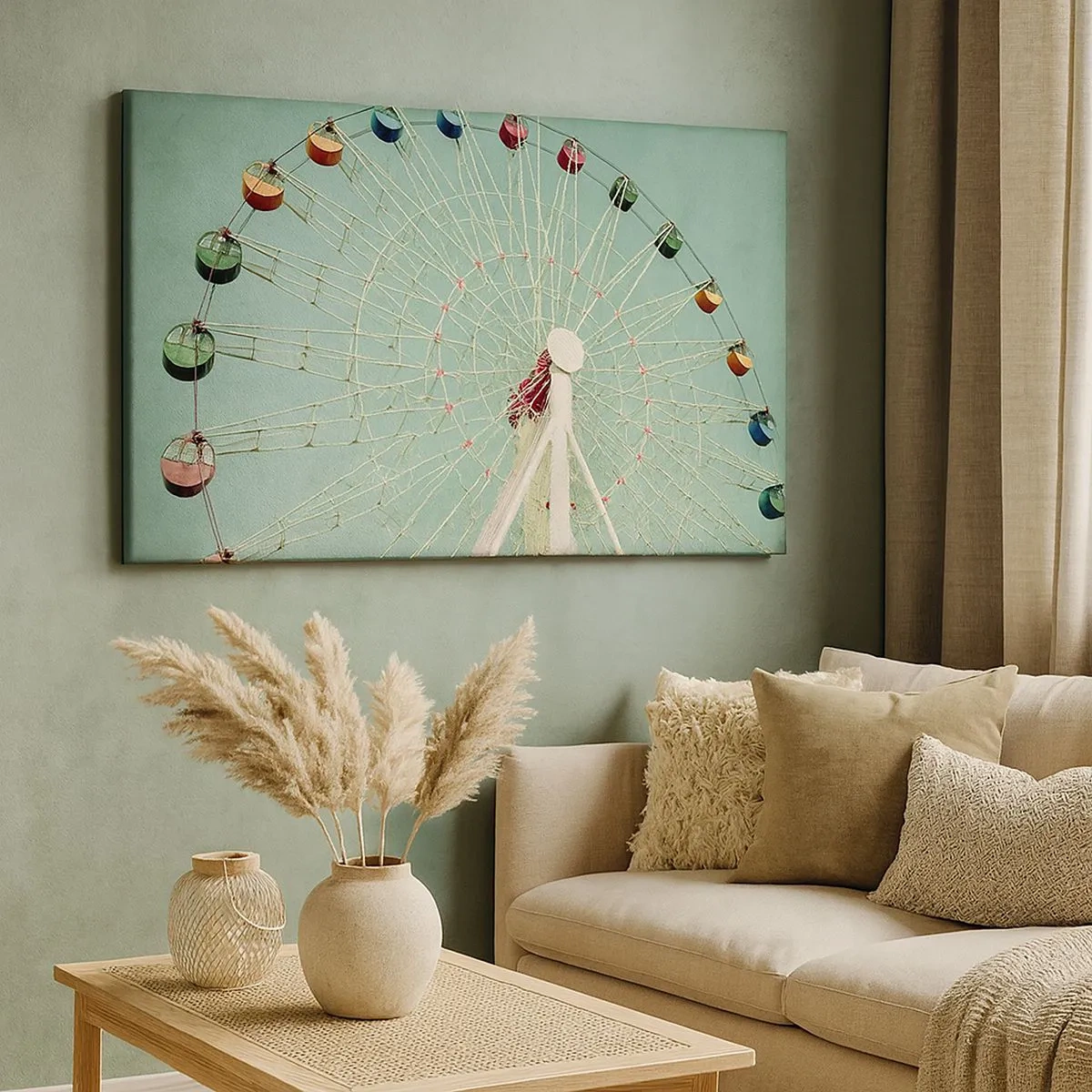 Schilderen op canvas - Wij nodigen u uit om plezier te hebben - 100x40 cm