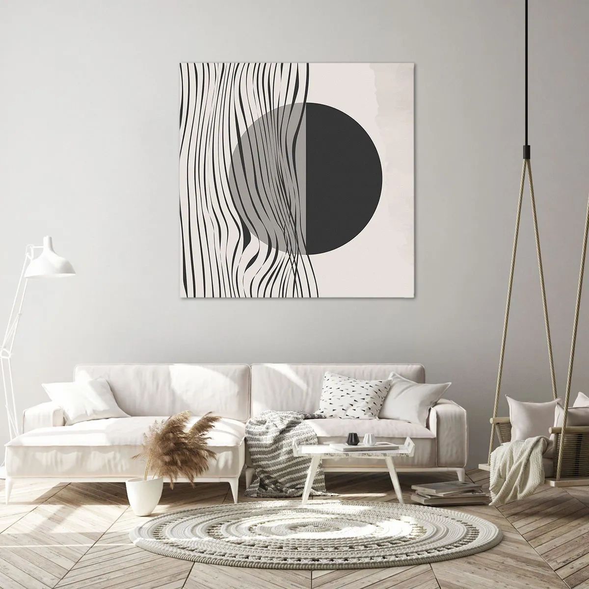 Schilderen op canvas - Halve compositie - 70x70 cm