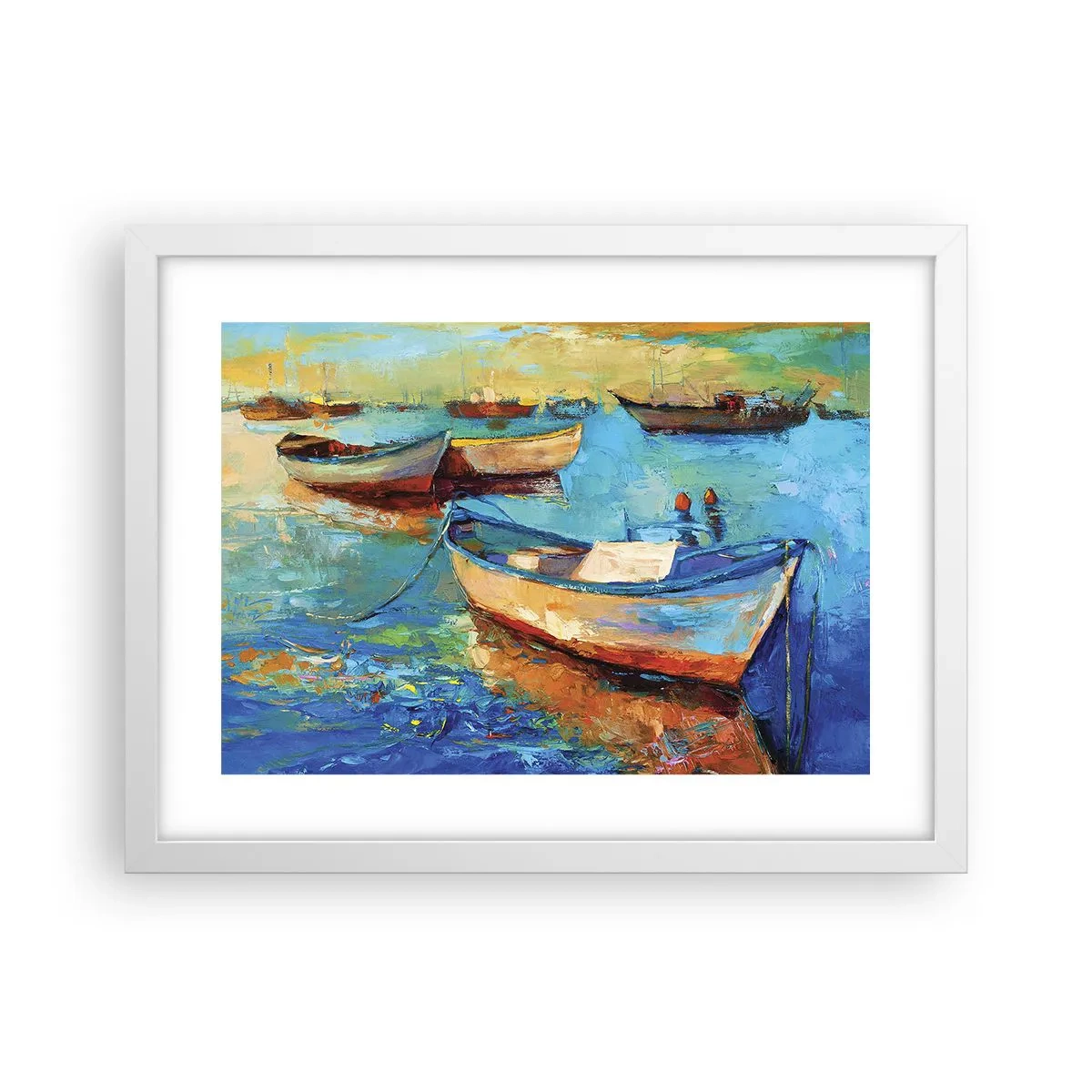 Poster in een witte lijst - In de zuidelijke baai - 40x30 cm