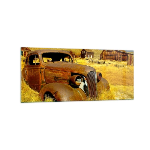 Schilderen op glas - Een welverdiende rust - 120x50 cm