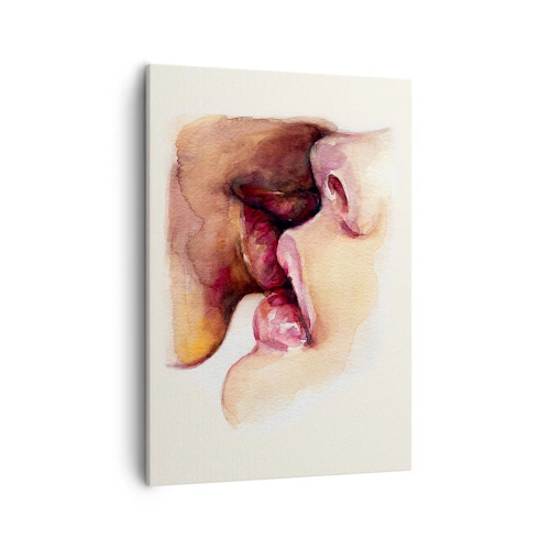 Schilderen op canvas - Zoals dag en nacht, aarde en lucht - 50x70 cm