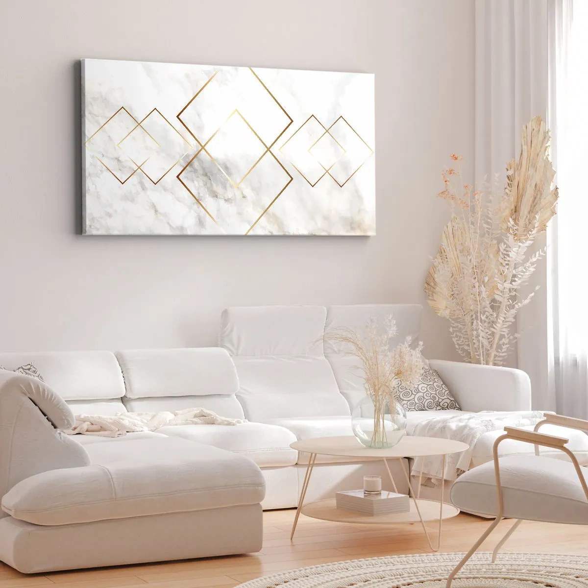 Schilderen op canvas - Een uitzicht tot in het oneindige - 100x40 cm