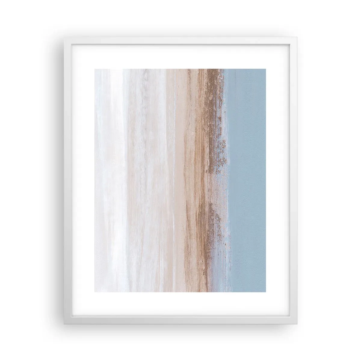 Poster in een witte lijst - Dubbelzinnig landschap - 40x50 cm
