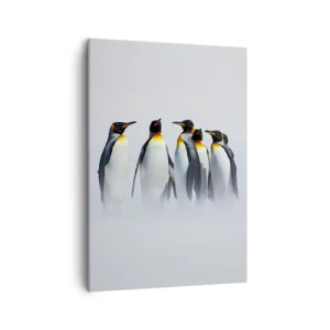 Schilderen op canvas - Ontmoeting in avondjurken - 50x70 cm