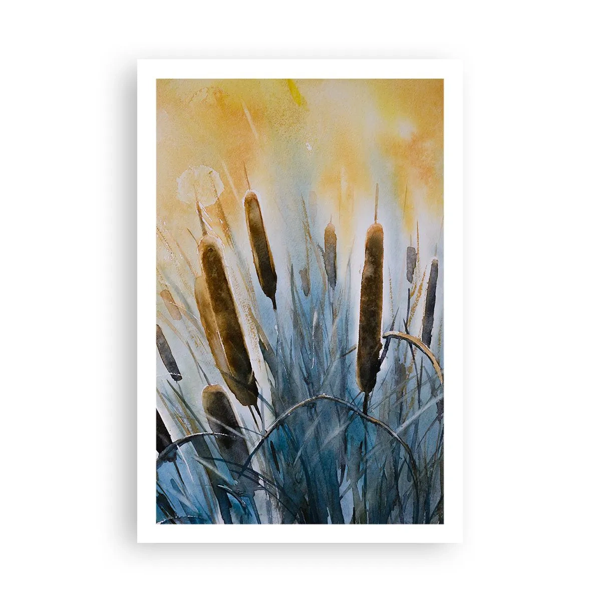 Poster - De kou van het water, de hitte van de zon - 61x91 cm