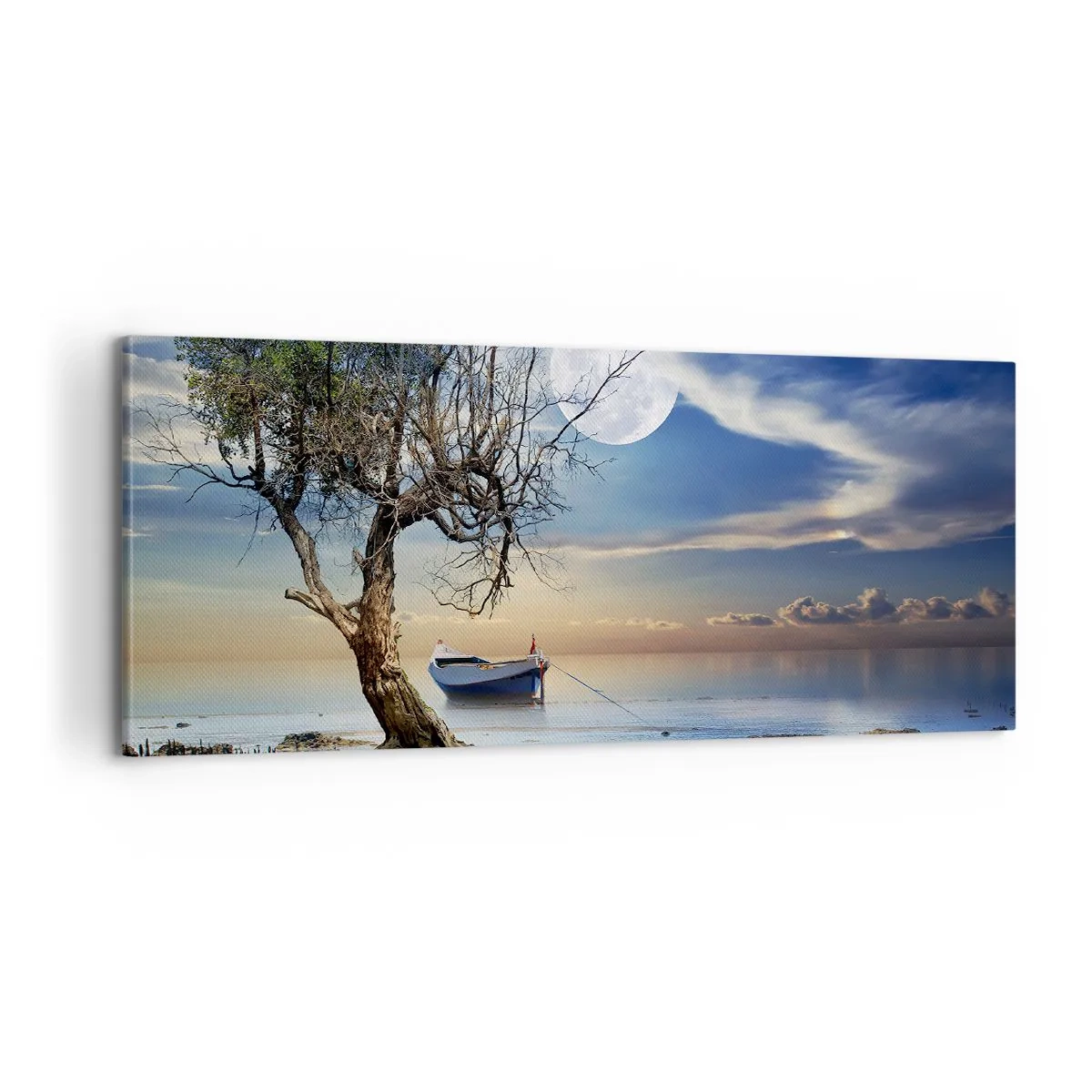 Schilderen op canvas - Is dit het einde of het begin? - 100x40 cm