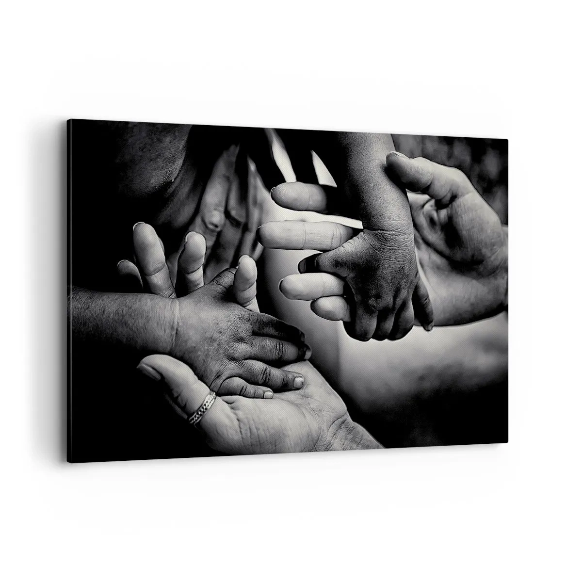 Schilderen op canvas - Om mens te zijn - 100x70 cm