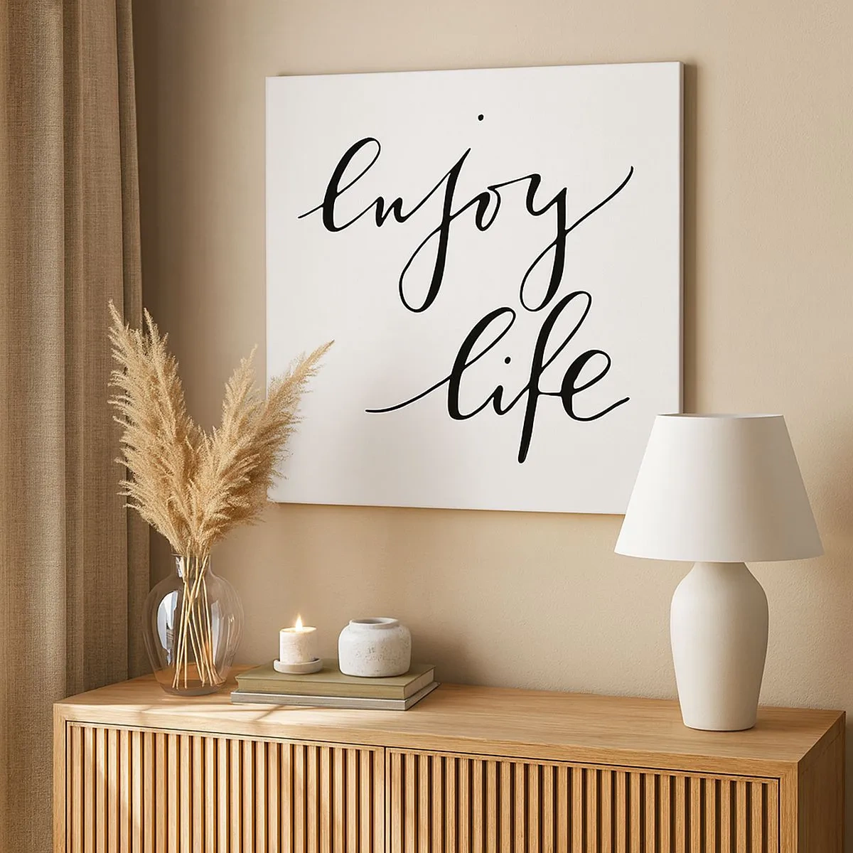 Schilderen op canvas - Niets aan toe te voegen… - 30x30 cm