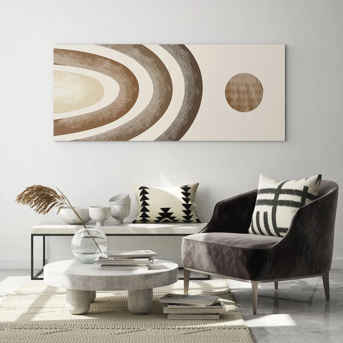 Schilderen op glas - In een sterrenstelsel ver, ver weg - 120x50 cm