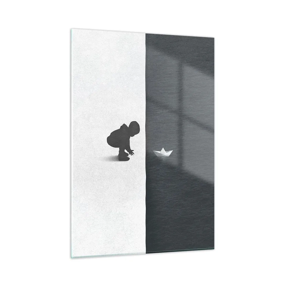 Schilderen op glas - Geweldige expeditie - 50x70 cm