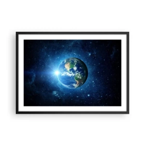 Poster in een zwarte lijst - We zijn in de hemel - 70x50 cm