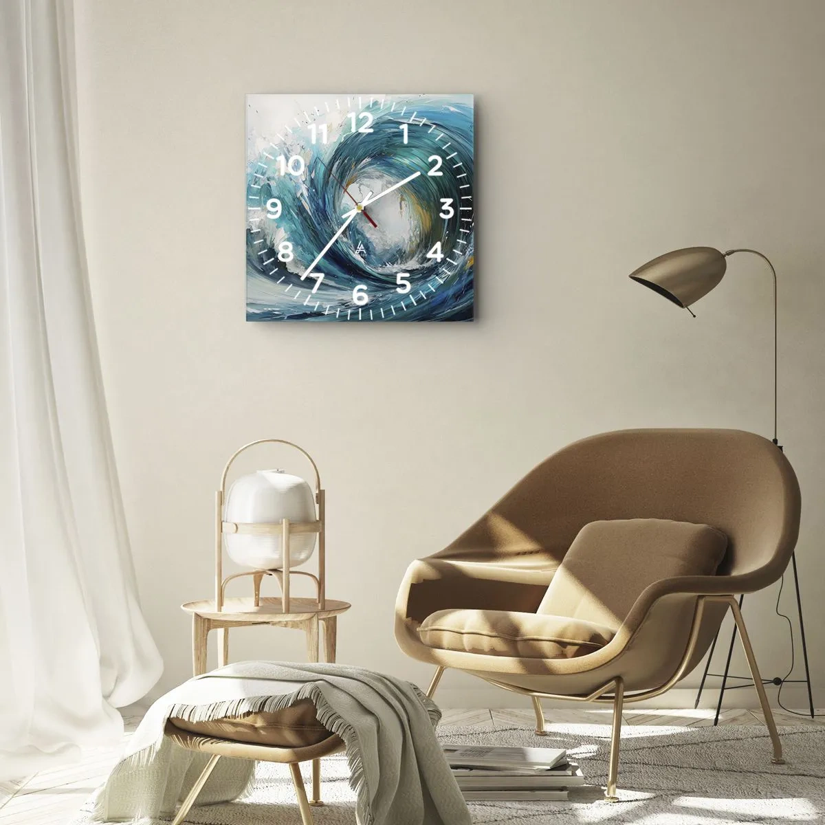 Wandklok - Klok - Zeeportaal - 40x40 cm