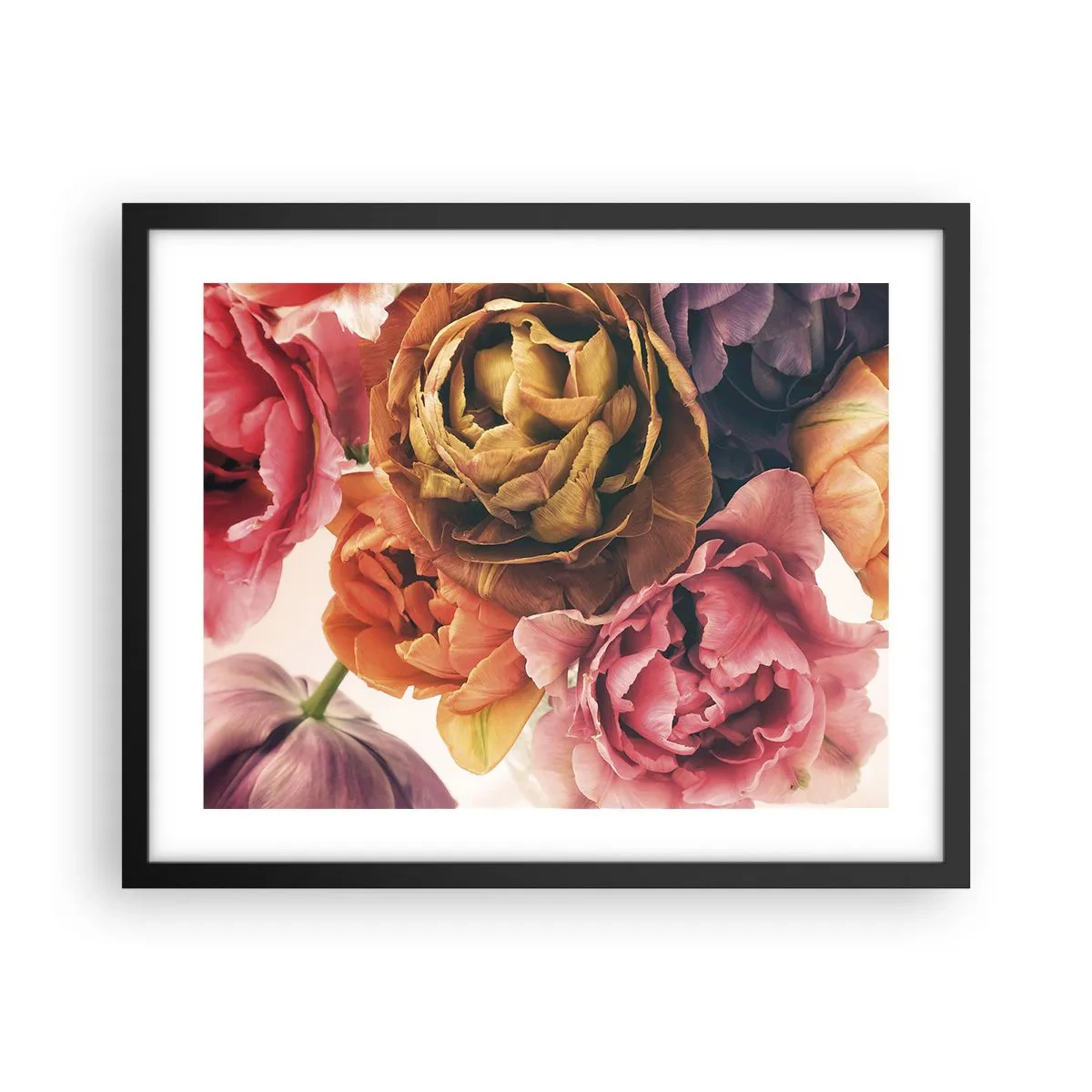 Poster in een zwarte lijst - Een viering van het leven - 50x40 cm