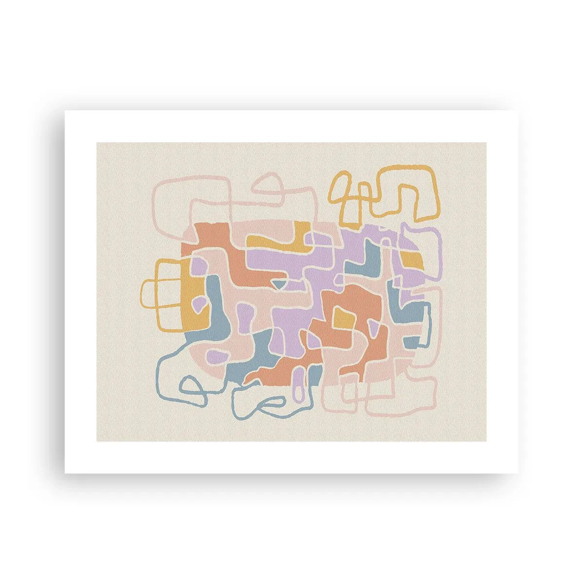Poster - Labyrint – een vreugdevol avontuur - 50x40 cm