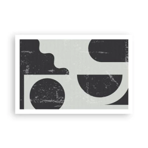 Poster - Compositie boven en onder - 91x61 cm