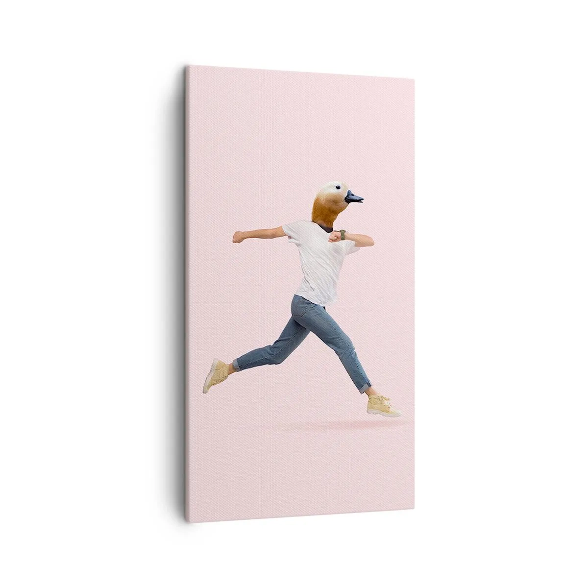 Schilderen op canvas - Een snufje absurditeit - 45x80 cm