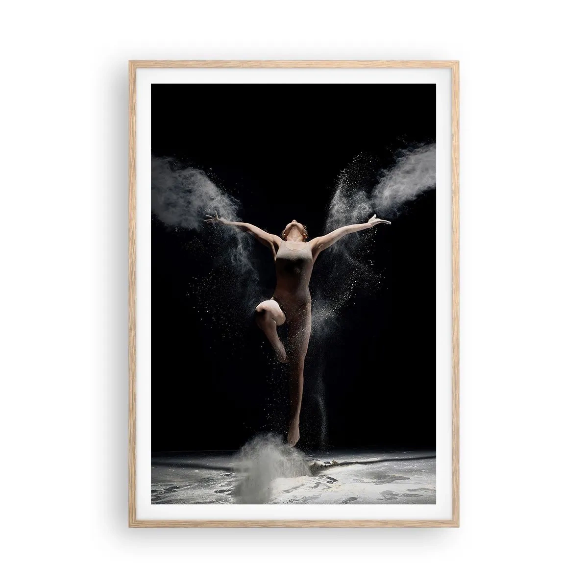 Een poster in een licht eiken lijst - Elfen bestaan - 70x100 cm