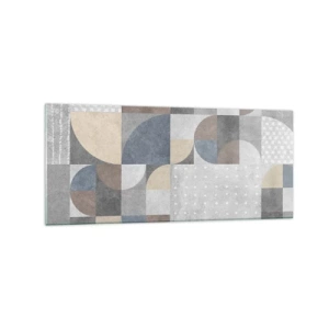 Schilderen op glas - Keramische fantasie - 120x50 cm