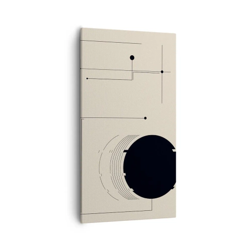Schilderen op canvas - Een flexibele en dynamische compositie - 55x100 cm