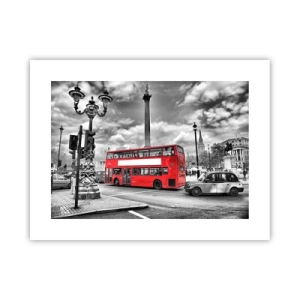 Poster - De echte bloedbaan van de stad - 40x30 cm