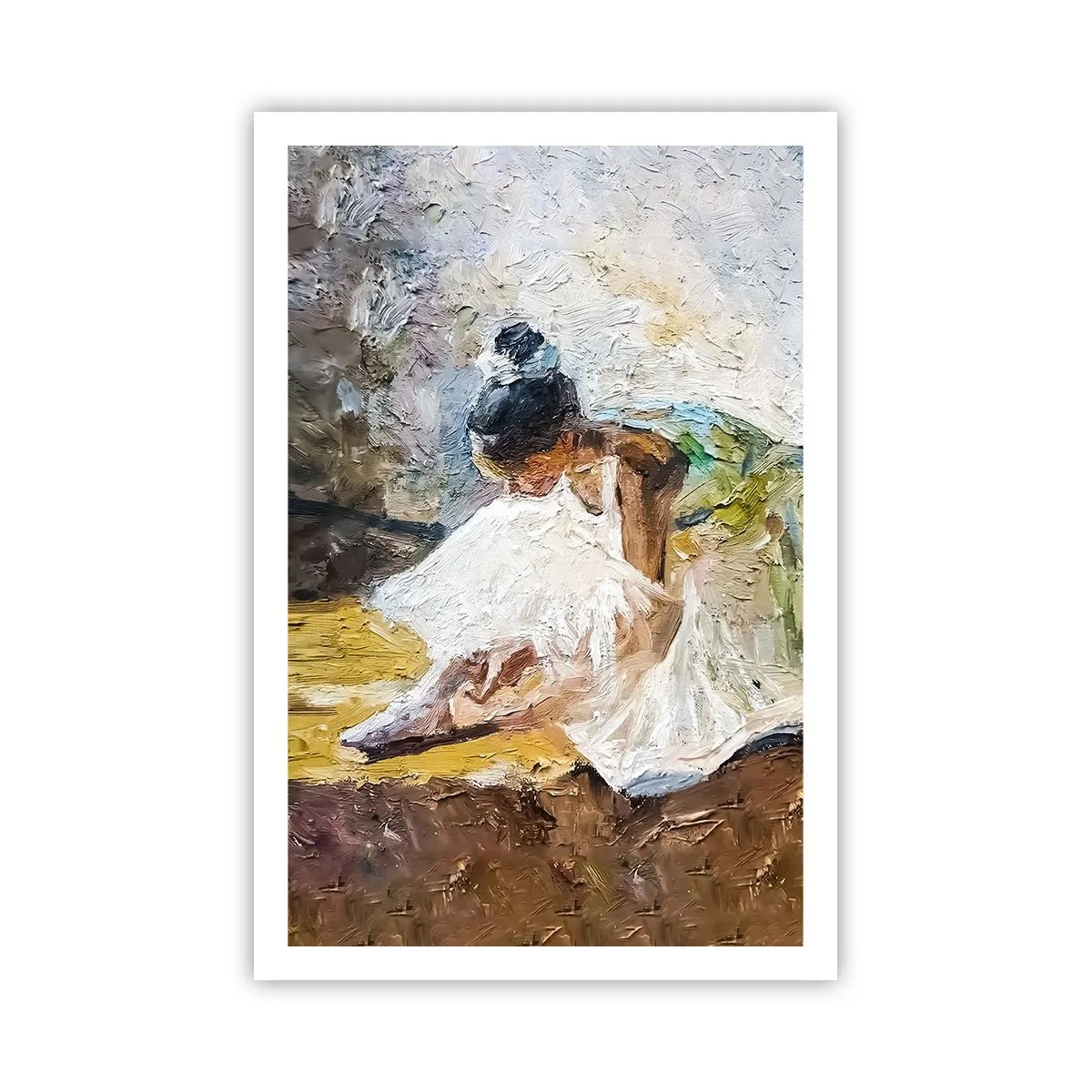 Poster - Naar een schilderij van Degas - 61x91 cm