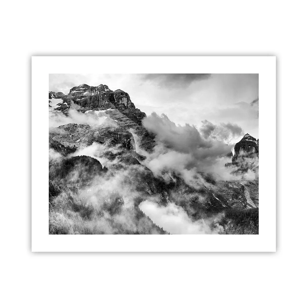 Poster - Mooi en wreed - 50x40 cm