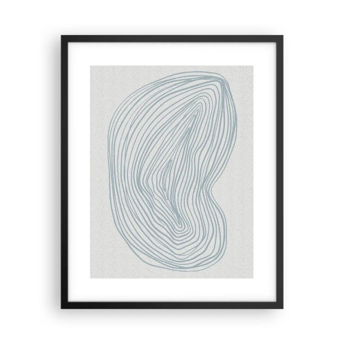 Poster in een zwarte lijst - De glimlach van één druppel - 40x50 cm