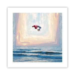 Poster - Naar een andere dimensie - 40x40 cm