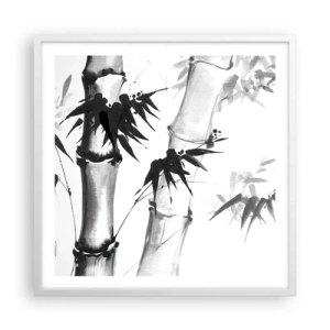 Poster in een witte lijst - Close-up op het oosten - 60x60 cm