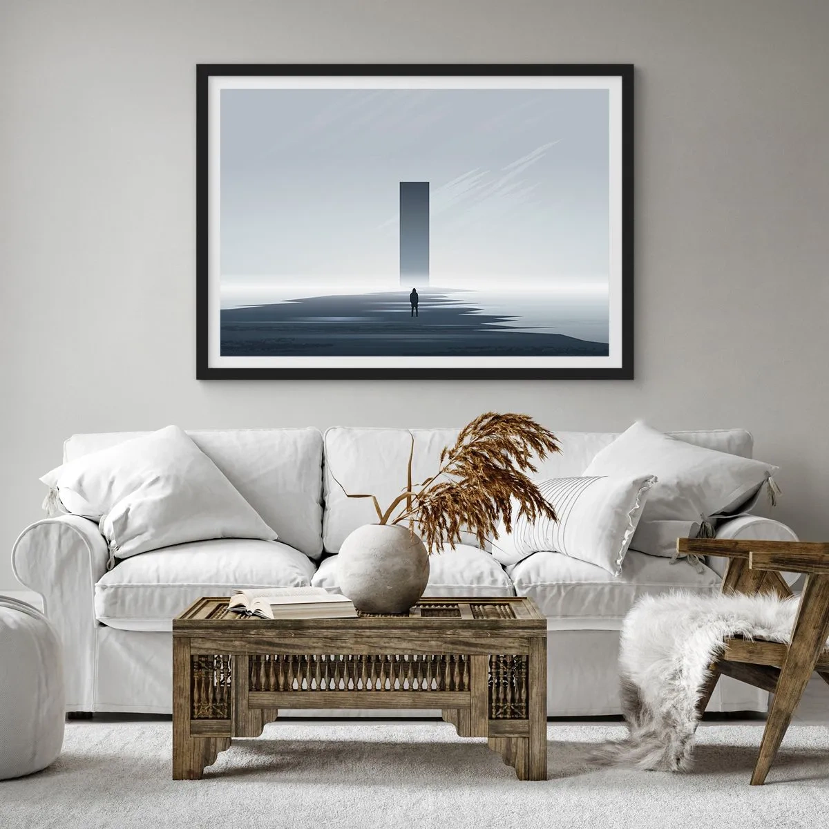 Poster in een zwarte lijst - Kans of bedreiging? - 100x70 cm