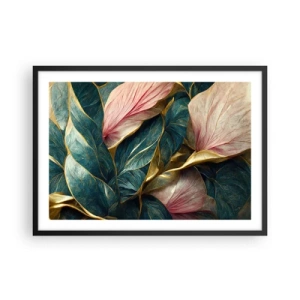 Poster in een zwarte lijst - Natuurlijke elegantie en stijl - 70x50 cm