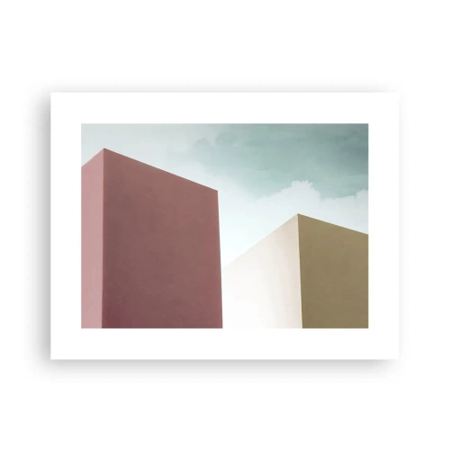 Poster - De geometrie van een zonnige zomer - 40x30 cm