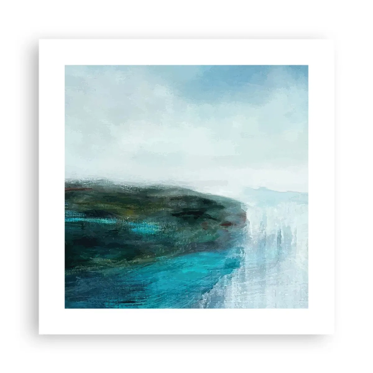 Poster - Nautische abstractie - 40x40 cm