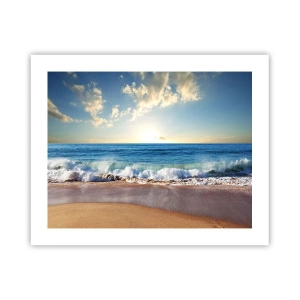 Poster - Beweging en stilte tegelijk - 50x40 cm