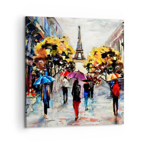 Schilderen op canvas - Vooral mooi in de herfst - 50x50 cm