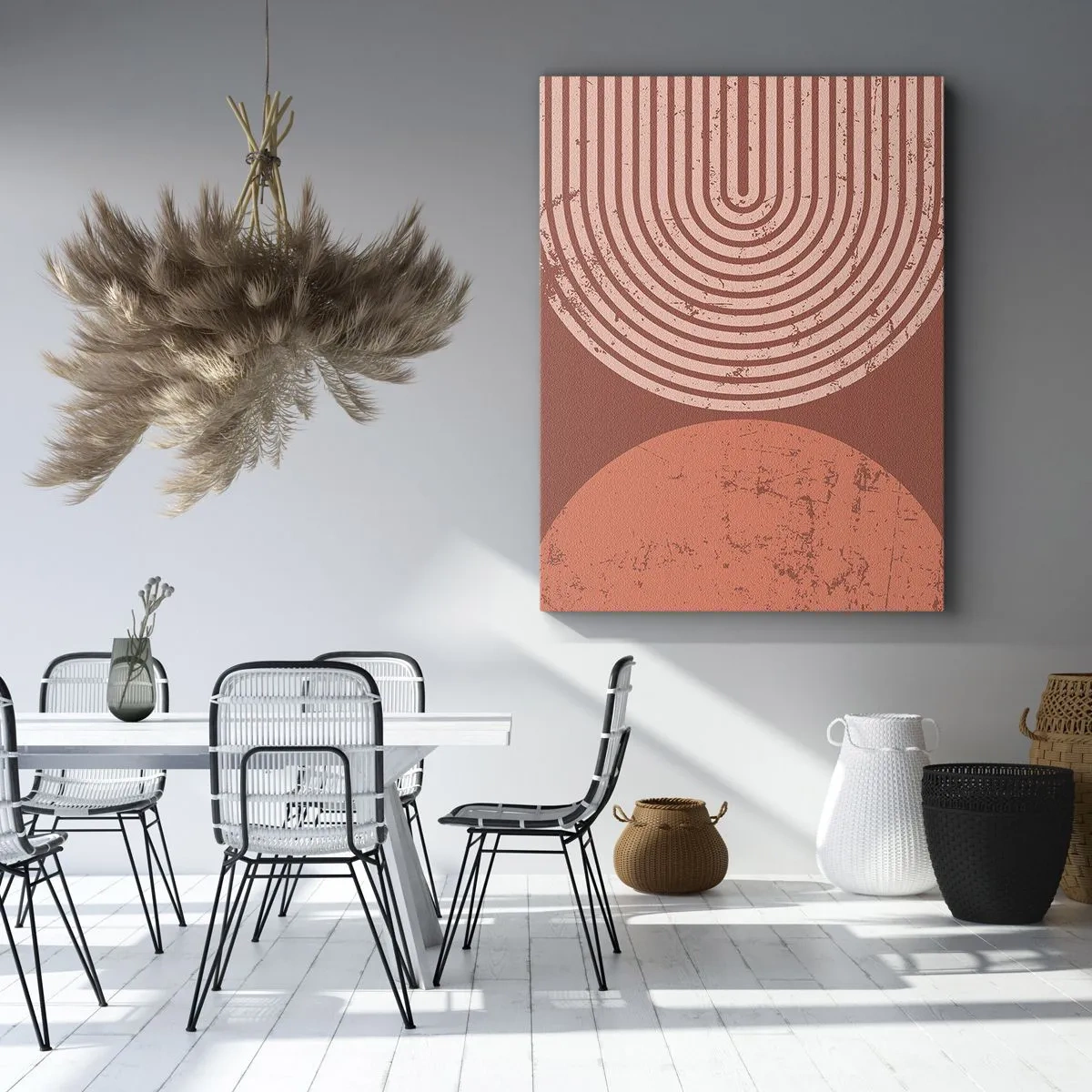 Schilderen op canvas - Een nauwe band - 55x100 cm