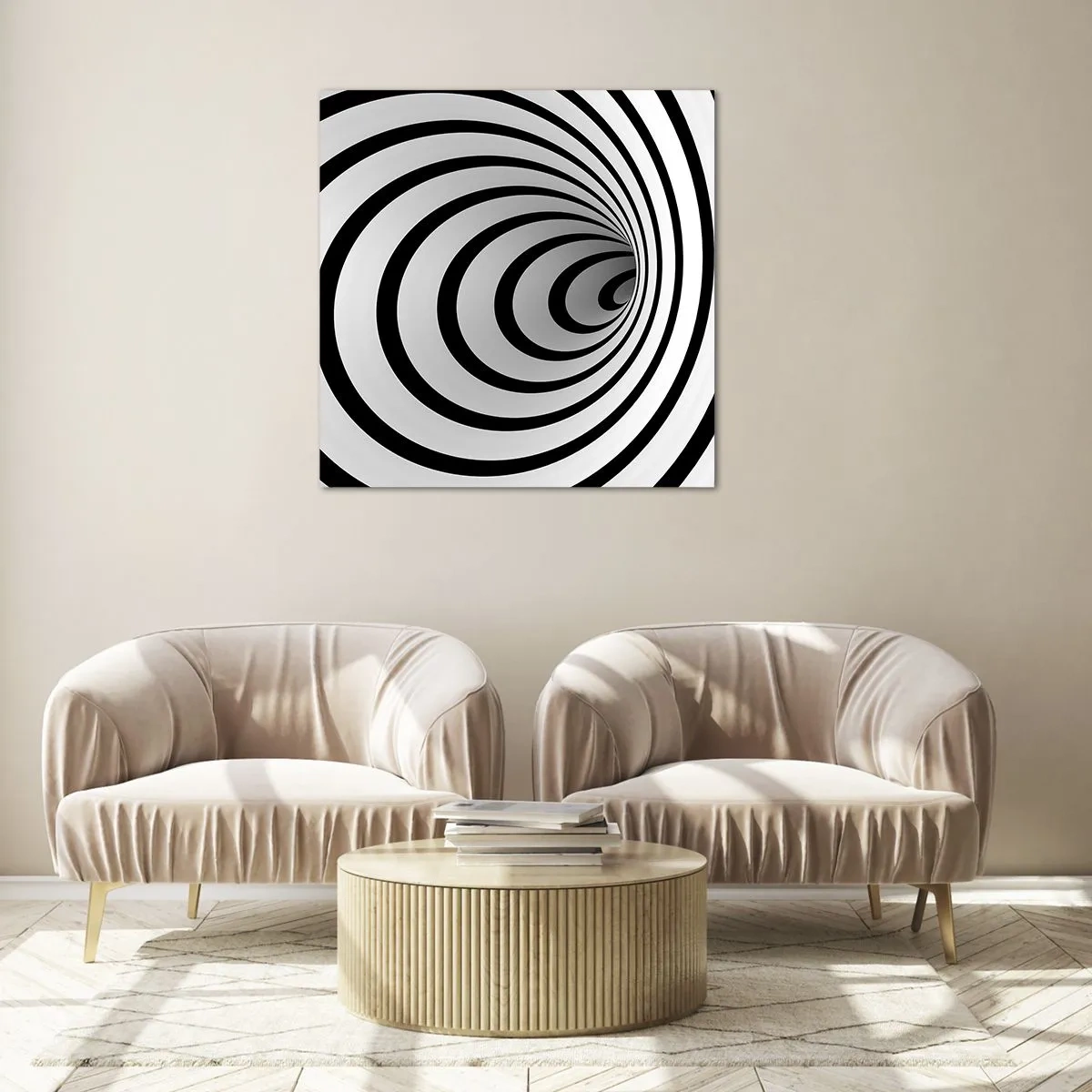 Schilderen op glas - Kun jij er ook niet tegen? - 60x60 cm