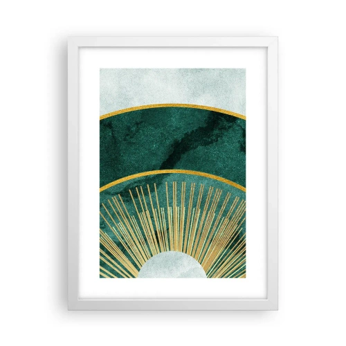 Poster in een witte lijst - Een ander zonnestelsel - 30x40 cm