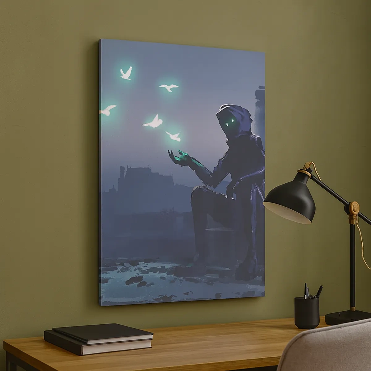 Schilderen op canvas - Het leven komt terug - 50x70 cm