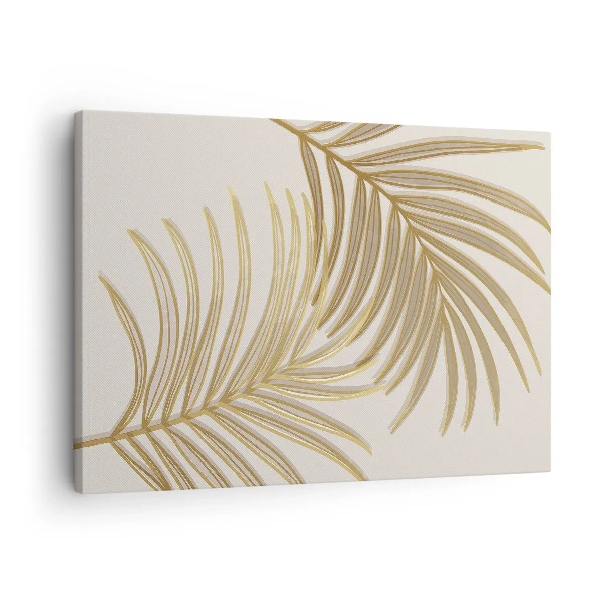 Schilderen op canvas - Gouden Palm! - 70x50 cm