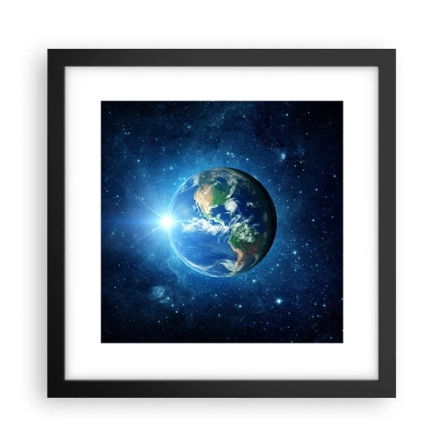 Poster in een zwarte lijst - We zijn in de hemel - 30x30 cm