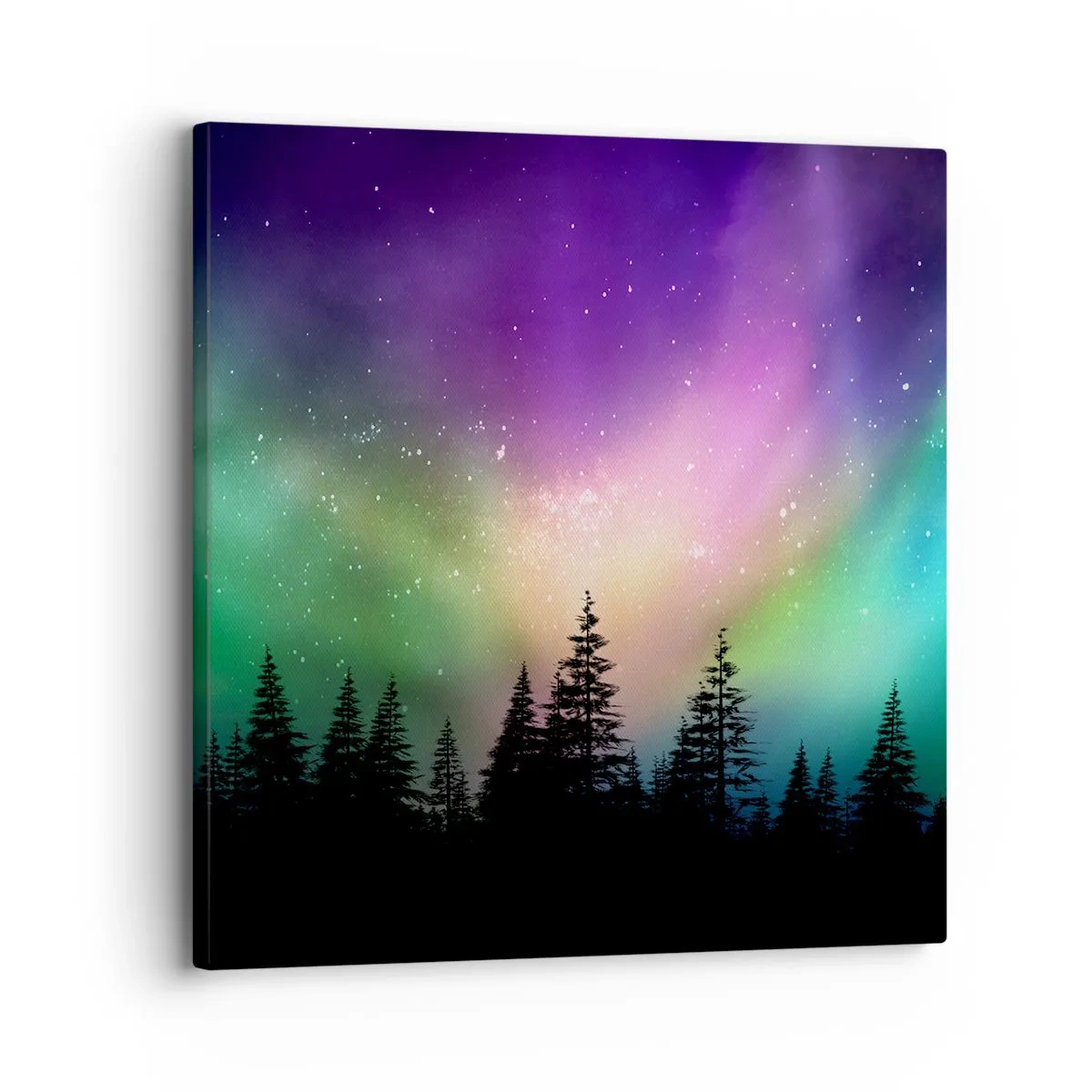 Schilderen op canvas - Witte magie - 30x30 cm