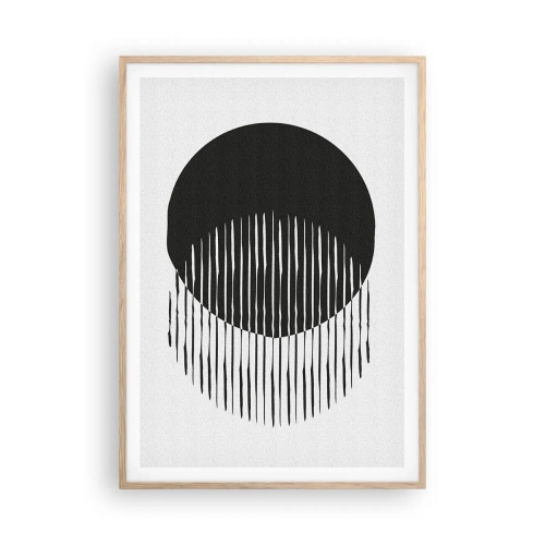 Een poster in een licht eiken lijst - Zijn alter ego - 70x100 cm