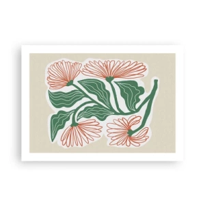 Poster - Folk en modern - 70x50 cm