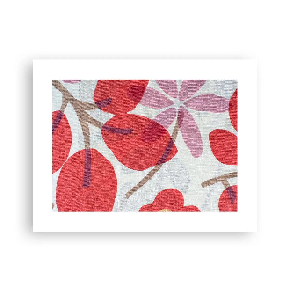 Poster - Bloemstuk in roze - 40x30 cm