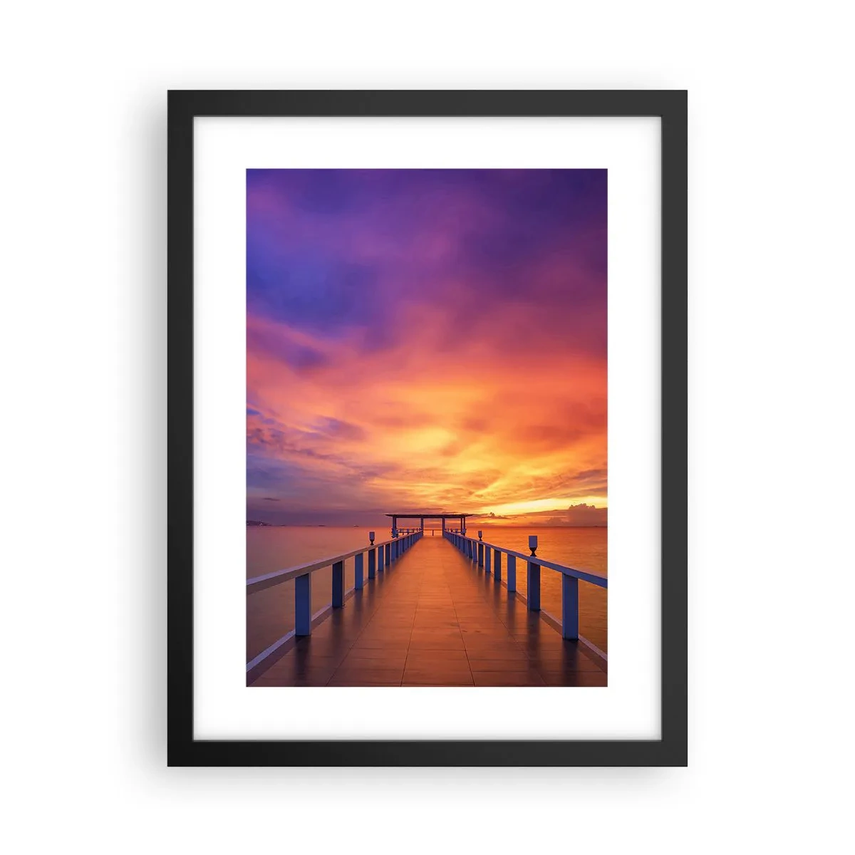 Poster in een zwarte lijst - Zonder einde - 30x40 cm