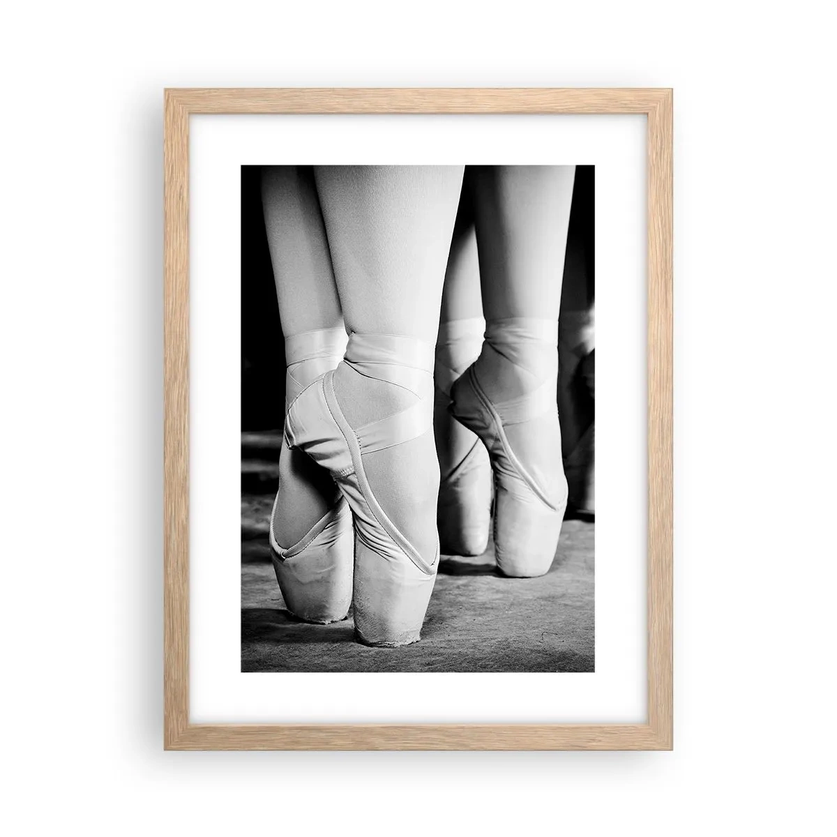Een poster in een licht eiken lijst - Samen, lichtjes - 30x40 cm