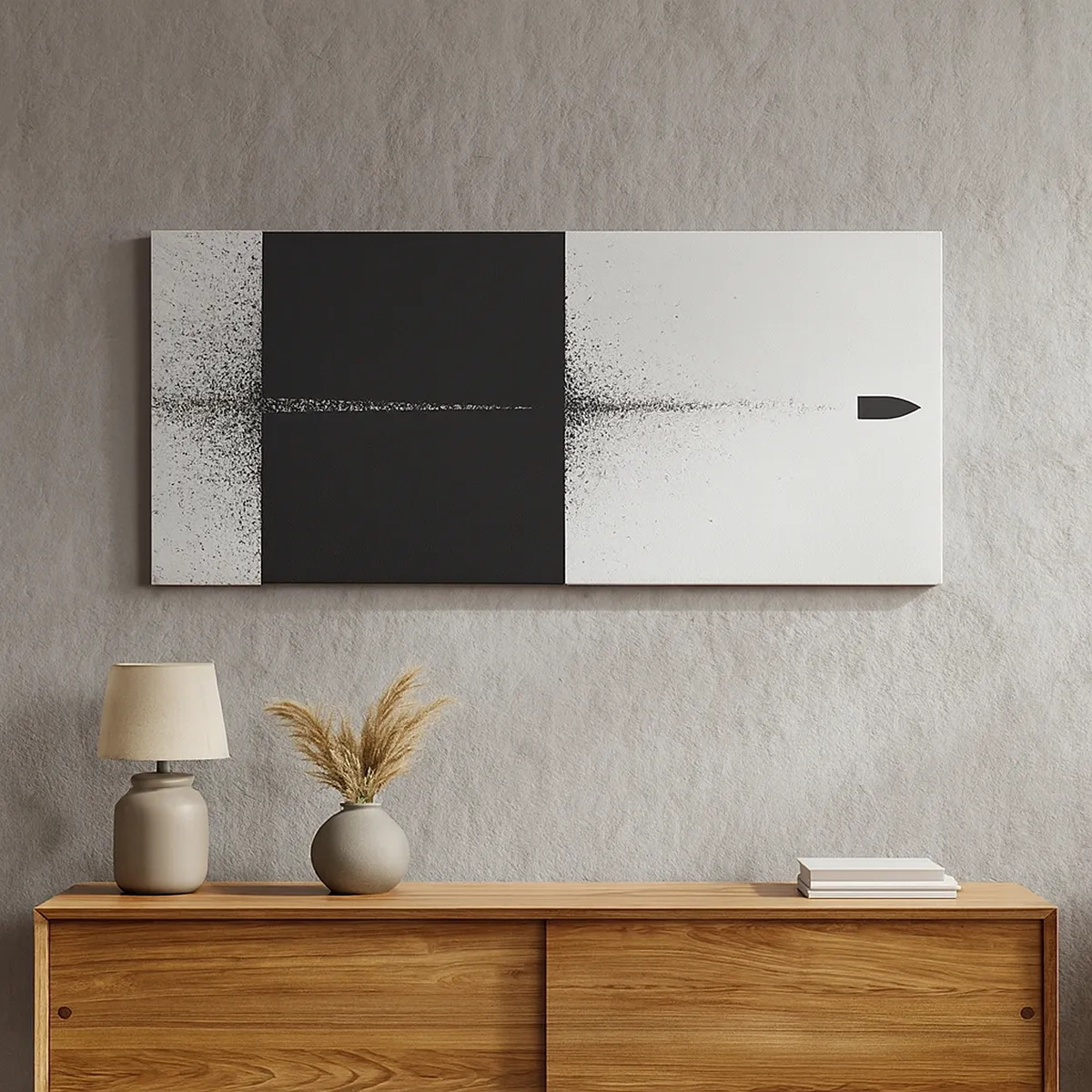 Schilderen op canvas - Rechtstreeks naar het doel - 30x30 cm