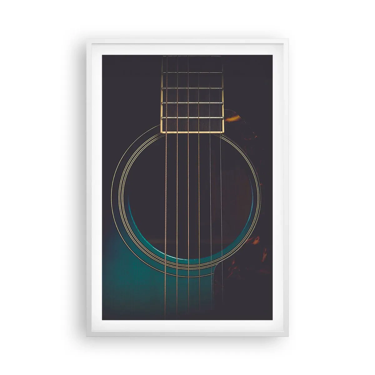 Poster in een witte lijst - Nog even voordat het klinkt - 61x91 cm